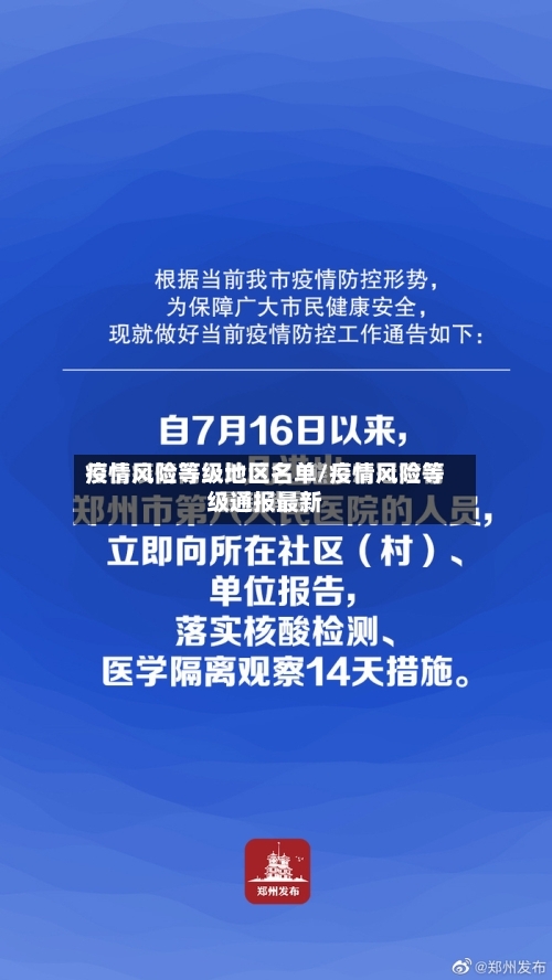 疫情风险等级地区名单/疫情风险等级通报最新-第3张图片
