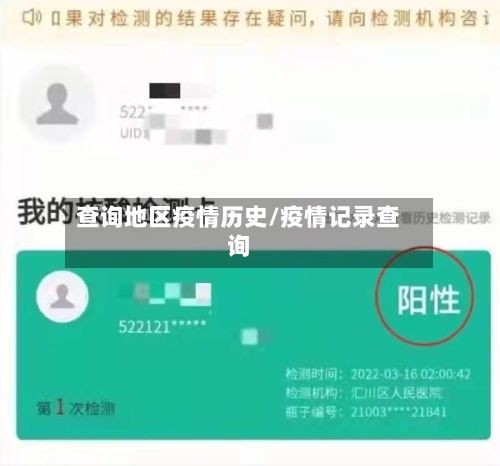 查询地区疫情历史/疫情记录查询-第3张图片
