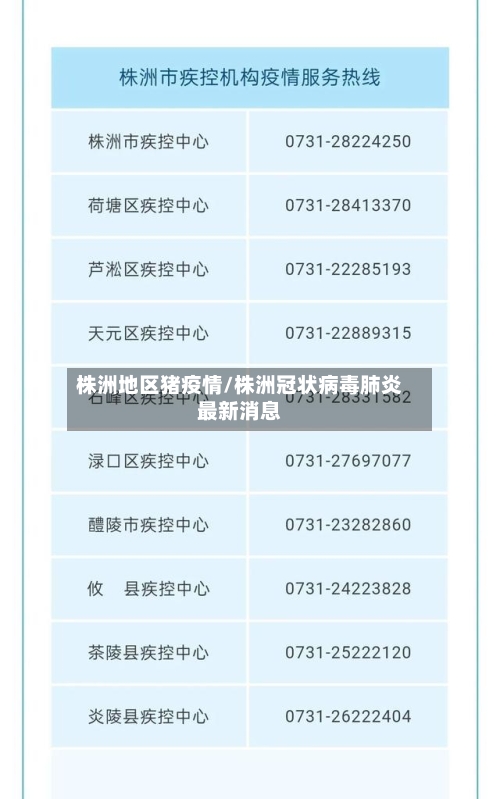 株洲地区猪疫情/株洲冠状病毒肺炎最新消息-第2张图片