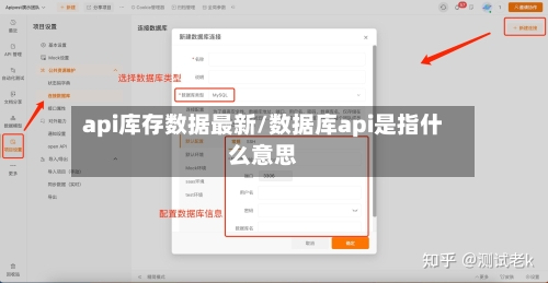 api库存数据最新/数据库api是指什么意思